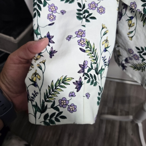 Liz Claiborne Career Floral Jacket  Sz M - Picture 6 of 10